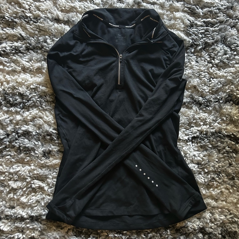 Women's Nike Black Quarter-Zip Top